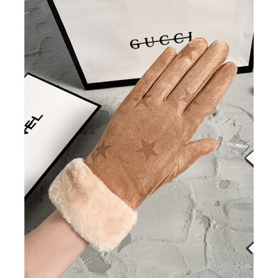 Γυναικεία βελούδινα γάντια και ζεστή φόδρα