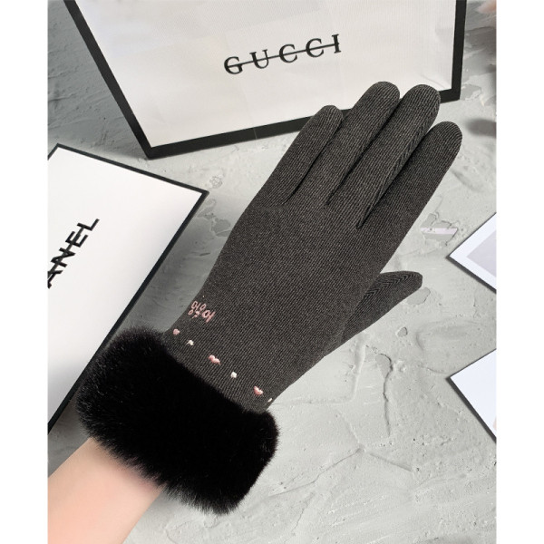 Női vastag téli kesztyű