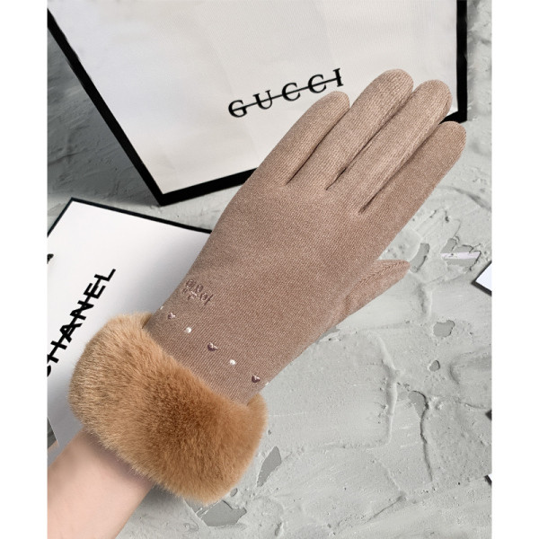 Női vastag téli kesztyű