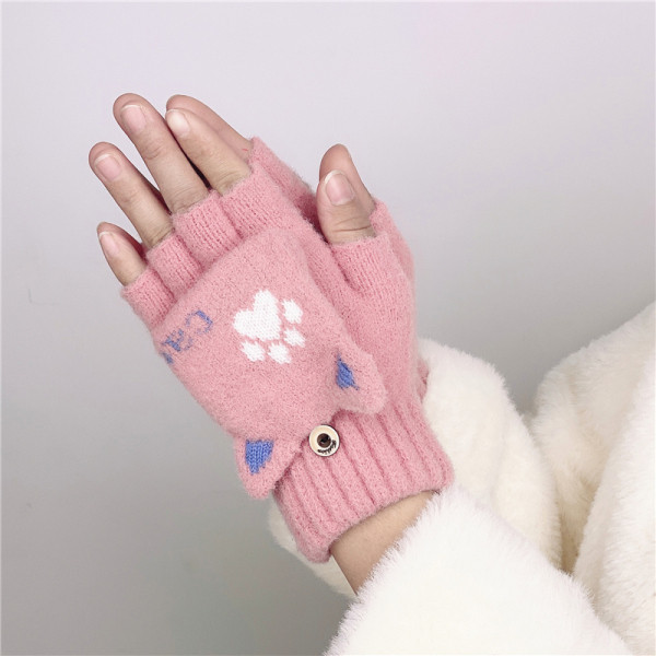 Női téli kesztyű szabású modell