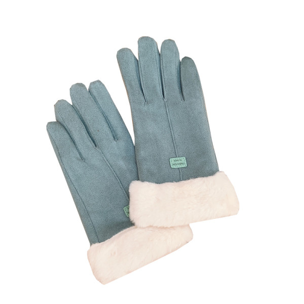 Tiszta, pehelyes női kesztyű új modellje