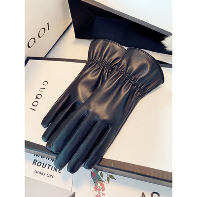 Sima modell női kesztyű eko bőrből