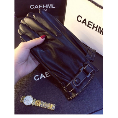 Sima modell női kesztyű eko bőrből