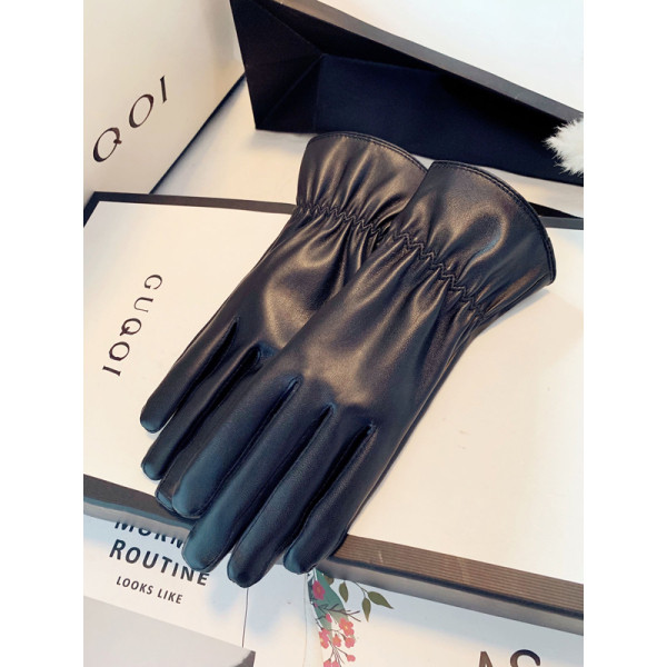 Sima modell női kesztyű eko bőrből