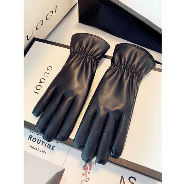 Sima modell női kesztyű eko bőrből