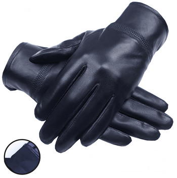 Έκο δερμάτινα γυναικεία  γάντια σε μαύρο χρώμα - διάφορα μοντέλα