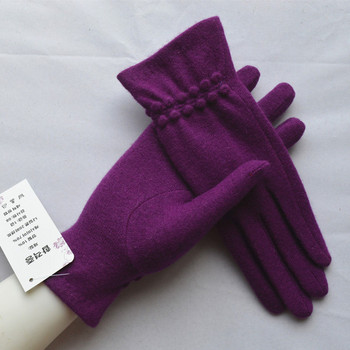 Модерни дамски вълнени ръкавици 