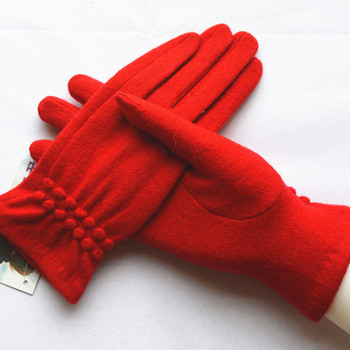 Модерни дамски вълнени ръкавици 