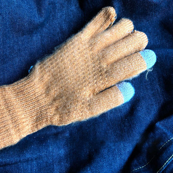 Ежедневни дамски ръкавици от плетиво