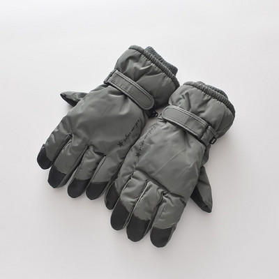 Női alkalmi kesztyű meleg béléssel és rátéttel