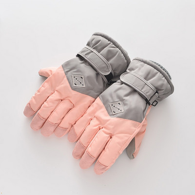 Női alkalmi kesztyű meleg béléssel és rátéttel