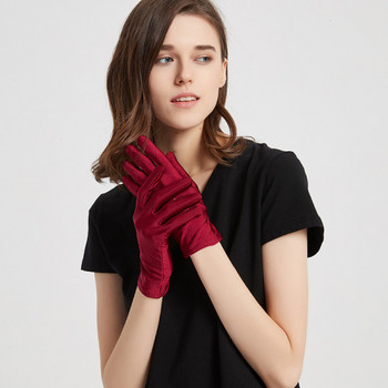 Нов модел дамски ръкавици-с бродерия
