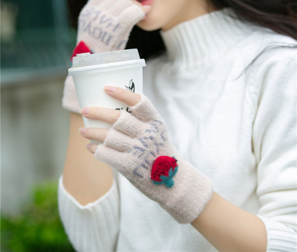 Női gyapjú kesztyűs szabású modell