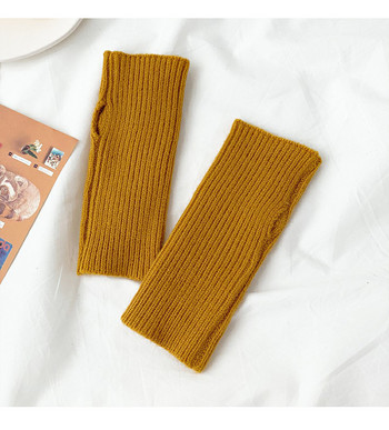 Ежедневни плетени дамски ръкавици в няколко цвята