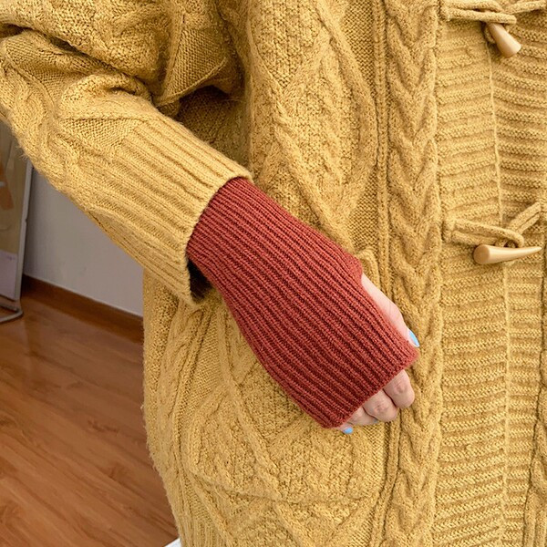 Manusi dama tricotate casual in mai multe culori