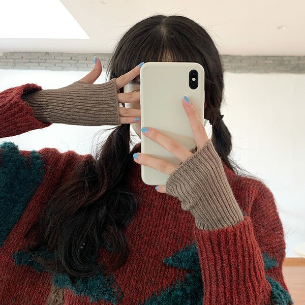 Manusi dama tricotate casual in mai multe culori