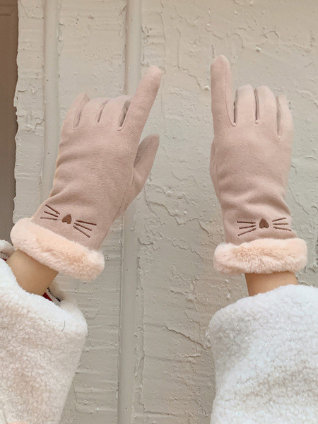 Modern női kesztyűk hímzéssel - több modell