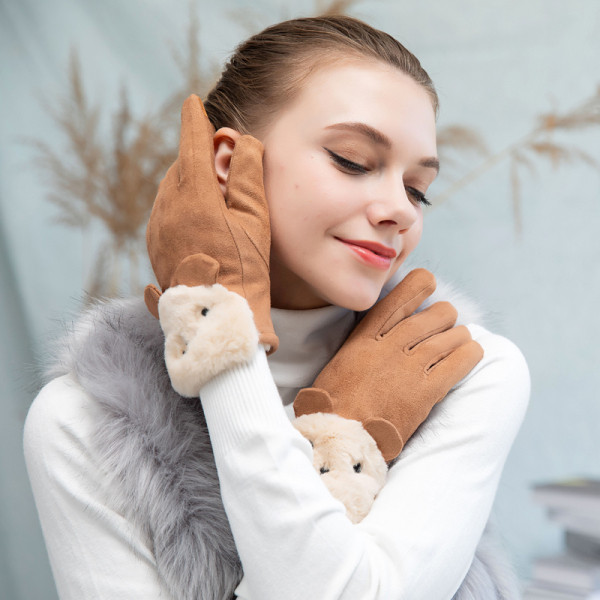 Női téli kesztyű pehellyel - két modell