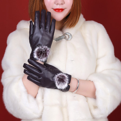 Γάντια γυναικεία  από οικολογικό δέρμα ή οικολογικό βελούδο