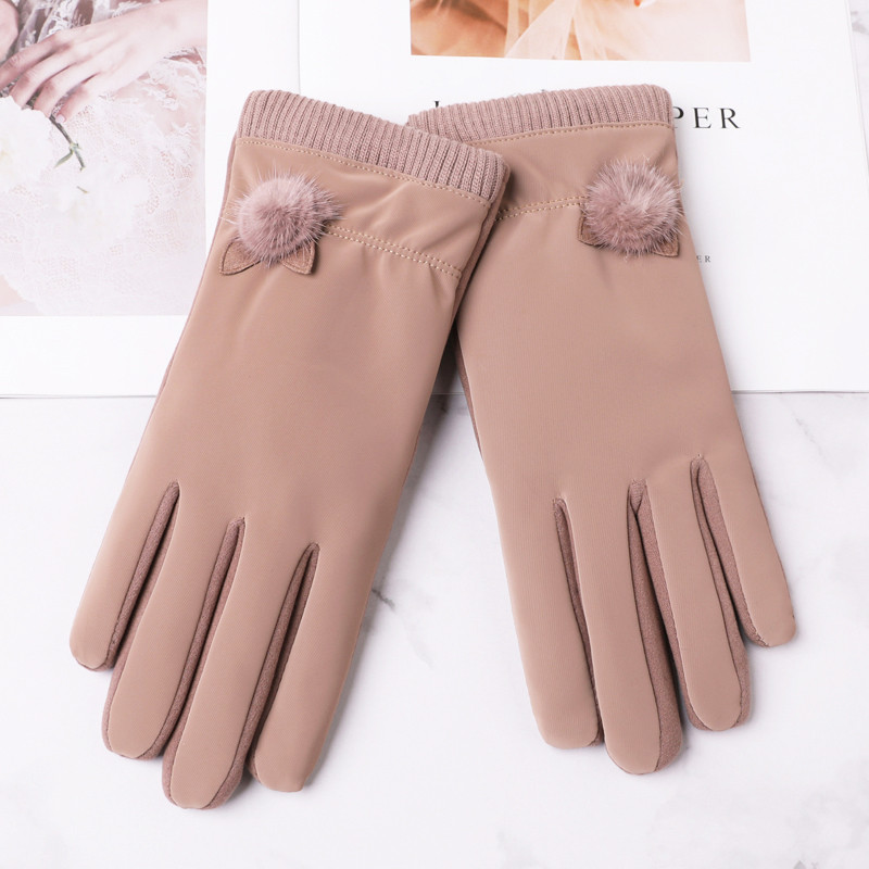 Női kesztyű 3D elemmel - két modell