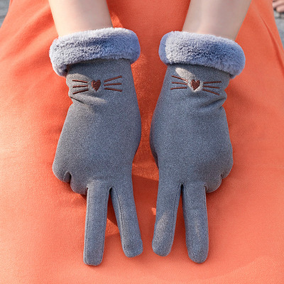 Γυναικεία γάντια μοντέρνα με κορδέλα-τρία μοντέλα