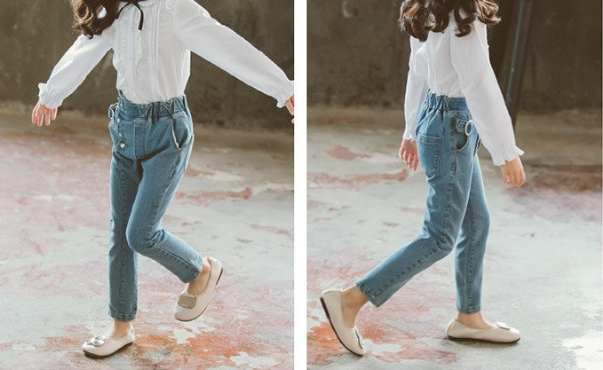 Alkalmi gyereking lányoknak klasszikus gallérral