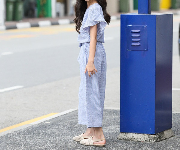 Modern csíkos gyerek szett lányoknak blúzzal és hosszú nadrággal