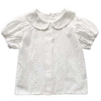 Μοντέρνο παιδικό πουκάμισο με κοντά μανίκια