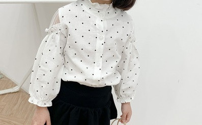 Alkalmi gyereking lányoknak magas gallérral