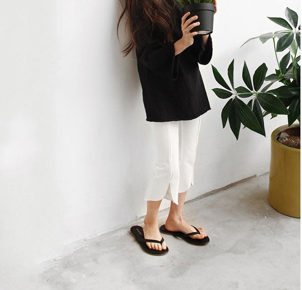 Casual παιδική μπλούζα για κορίτσια με οβάλ ντεκολτέ