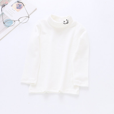 Modern gyerekblúz sima modell hímzéssel