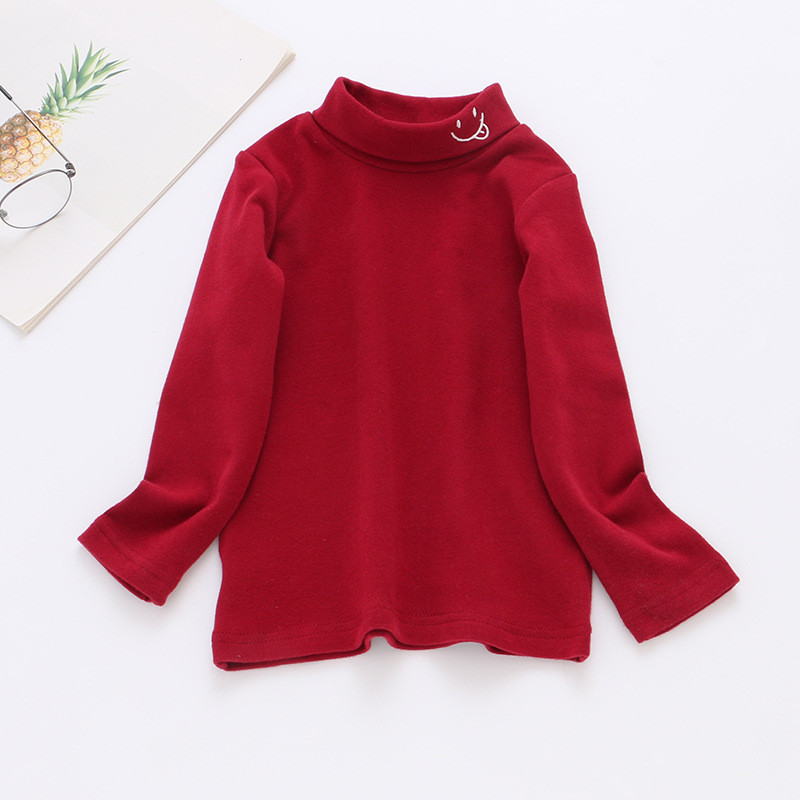 Modern gyerekblúz sima modell hímzéssel