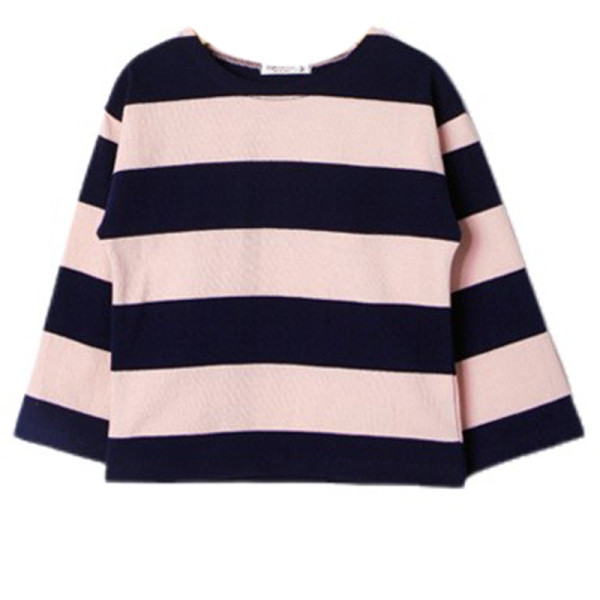 Dječja moderna prugasta bluza za djevojčice