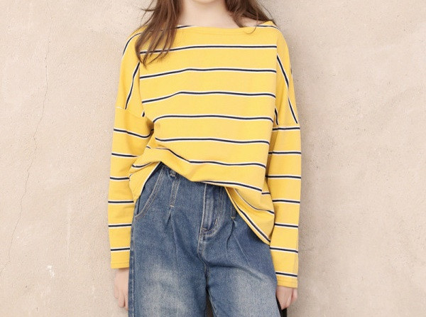 Alkalmi gyerek csíkos blúz lányoknak ovális nyakkivágással