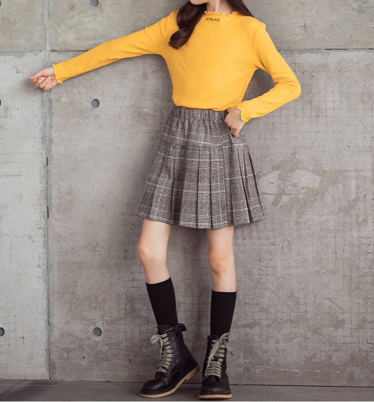 Gyerek modern blúz sima modell lányoknak