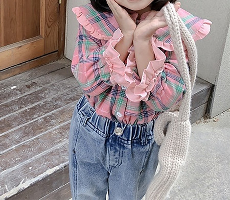 Vaikiški laisvalaikio languoti marškinėliai mergaitėms