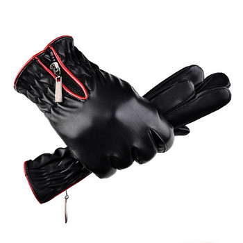 Черни дамски кожени ръкавици в черен цвят - няколко модела