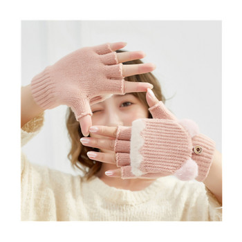 Γυναικεία πλεκτά γάντια διαφορετικά μοντέλα