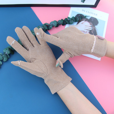 Alkalmi női kesztyű szalaggal-két modell