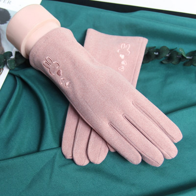 Alkalmi női kesztyű szalaggal-két modell