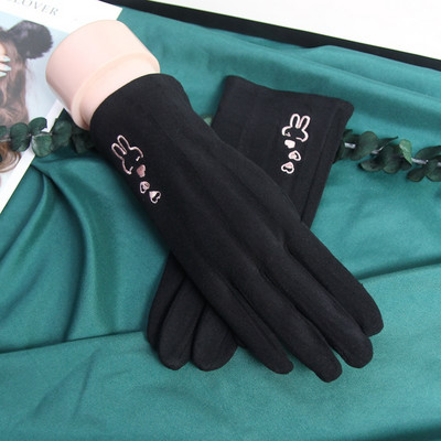 Alkalmi női kesztyű szalaggal-két modell