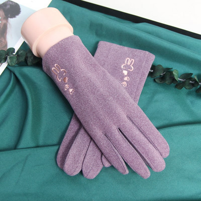 Alkalmi női kesztyű szalaggal-két modell