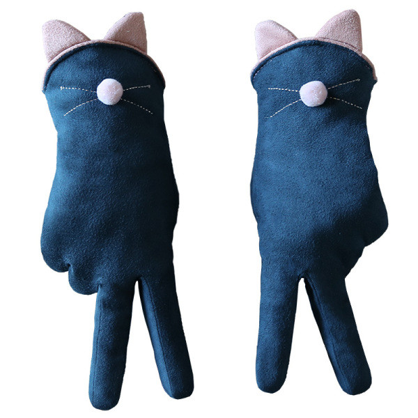 Női kesztyűk 3D elemekkel - többféle modell