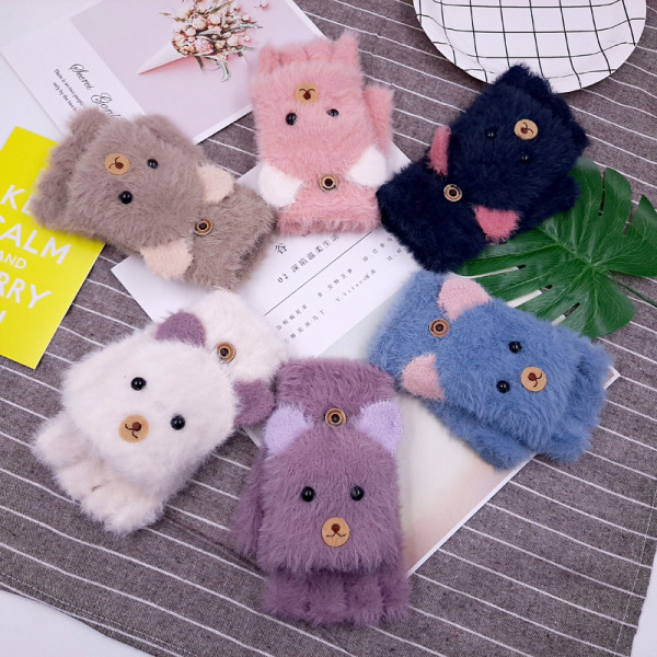 Alkalmi női kesztyűs, gombos modell