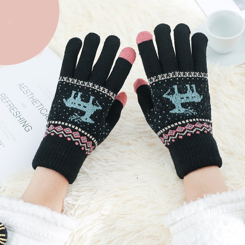 Női vastag téli kesztyű - többféle modell