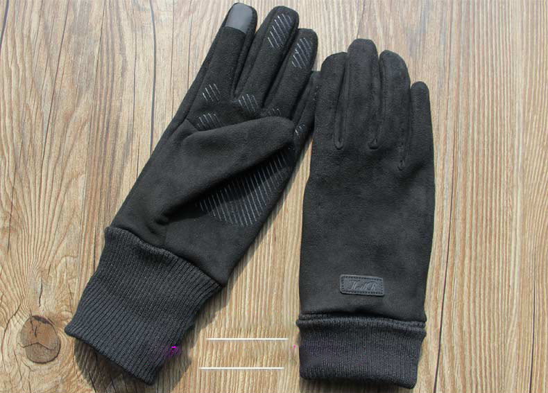 Γυναικεία γάντια σουέτ με γούνα - διάφορα μοντέλα