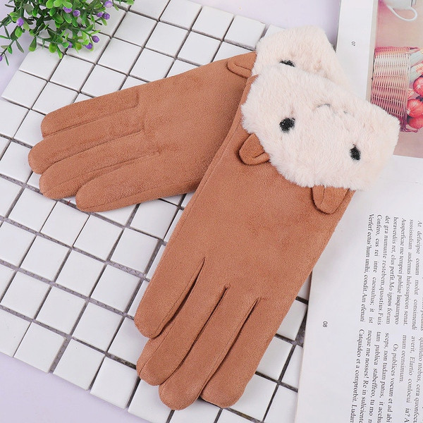 Női meleg kesztyű - három modell