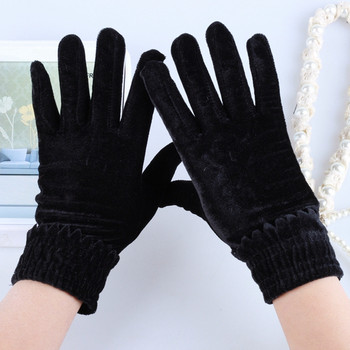 Модерни дамски ръкавици от кадифе 