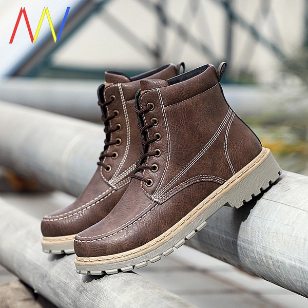 Χειμερινές casual μπότες από οικολογικό δέρμα - δύο μοντέλα