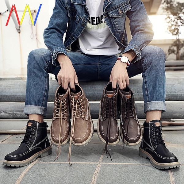 Χειμερινές casual μπότες από οικολογικό δέρμα - δύο μοντέλα